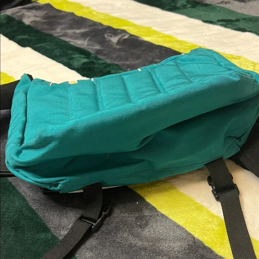 Crumpler Teal Men’s Messenger Bag with Yellow Stripe Accent